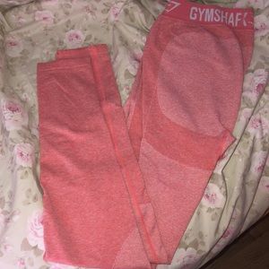 Gymshark pink / peach flex leggings